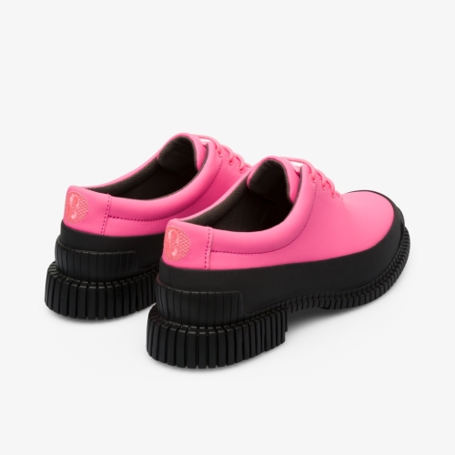 Camper Pix Formal Shoes Black / Pink - Womens Singapore HBULLY-436